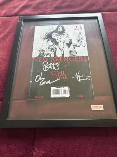 Signed New Avengers Civil War Comic, View more