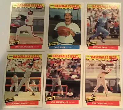 1986 Fleer Baseball's Best Sluggers vs Pitchers 44 card set $15, View more
