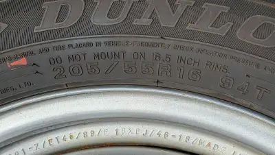 Selling a complete set of 4 winter tires and steel rims in excellent condition. These were used for...