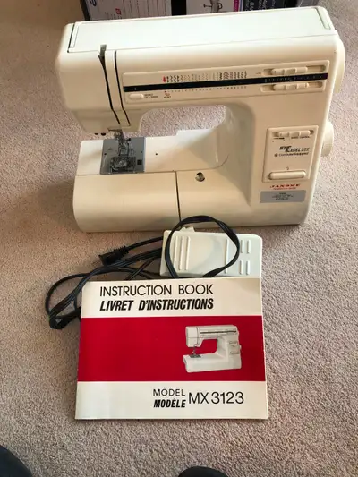 This also includes the manuals and bobbins. Can be picked up in Abbotsford B.C. Cash Only Please.