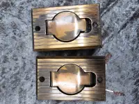 ;Central Vacuum outlets brass finish