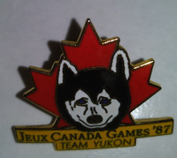 Jeux Canada Games 1987 Team Yukon Pin