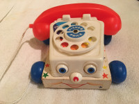 Vintage Fisher Price ChatterBox Telephone #747 - Excellent cond