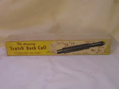This duck call has never been used. It measures 11 inches long and comes with instructions. Please c...