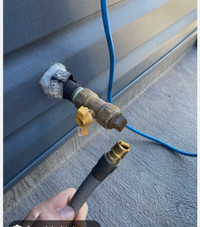 Gas line connection- line is already in. Need BBQ connected 