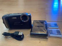 Fujifilm XP130 Waterproof Wi-Fi Digital Camera w/ New Batteries!