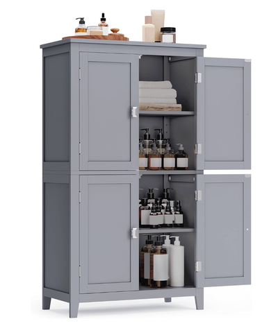 Floor Storage Cabinet 4 Doors & Shelves, View more