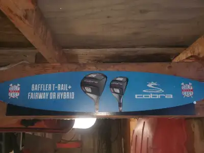 Golf Signs Cobra and TaylorMade, View more
