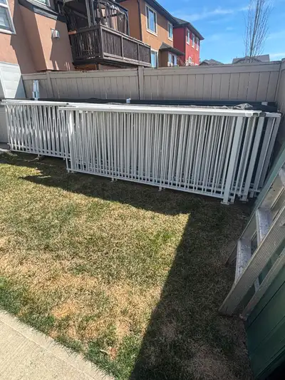 White Aluminum Deck Railing (Around 115 Feet), View more