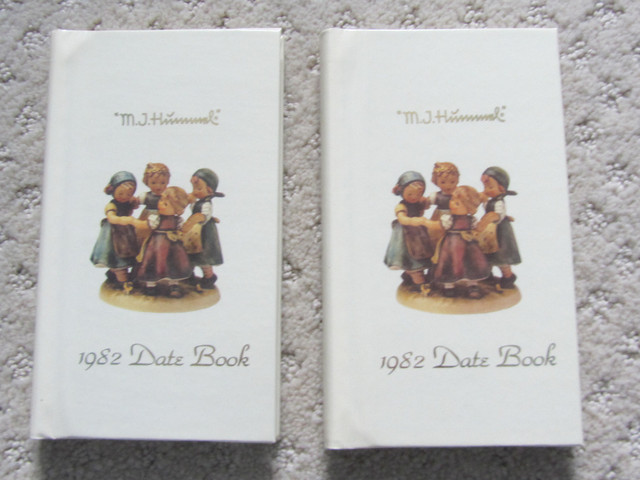 Two New 1982 M.J. Hummel Date Books in Original Boxes in Arts & Collectibles in London - Image 2