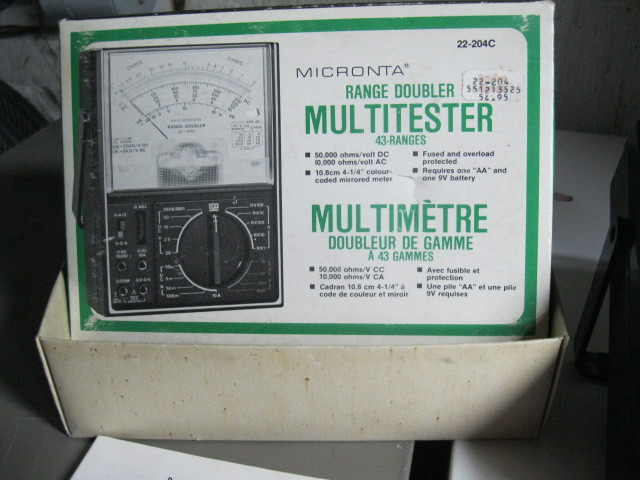 RANGE DOUBLER MULTITESTER MULTIMÈTRE DOUBLEUR DE GAMME MICRONTA dans Appareils électroniques  à Longueuil/Rive Sud - Image 2