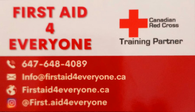 First Aid & CPR Training in Classes & Lessons in Mississauga / Peel Region