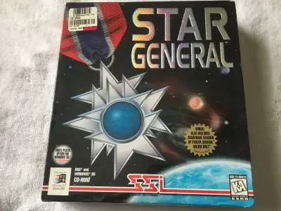 NEW VINTAGE 95 DOS CD ROM STAR GENERAL GAME still factory sealed has been in storage--Sell for 10 BA...