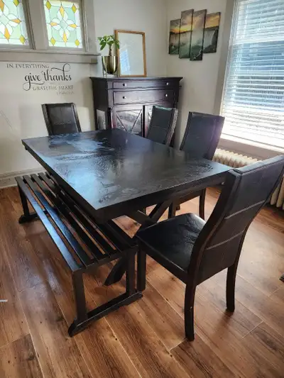 DINING ROOM TABLE & CHAIRS, View more
