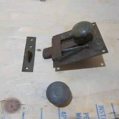 Have not seen one like this before. Seems to be well made. It is not just a latch. It is in as-found...