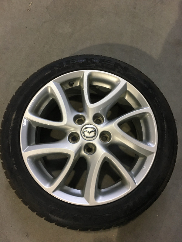 Mazda Original Mags 17" with Winter Tires dans Pneus et jantes  à Ouest de l’Île