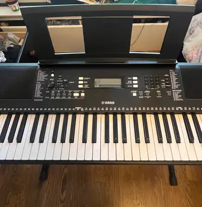 Yamaha PSR-E363 61-Key Digital Keyboard with Stand, View more