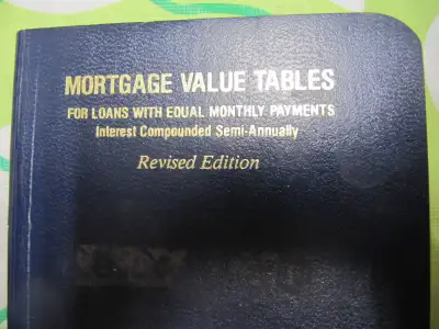 Up for sale is a Computofacts Mortgage Value Tables Book for Loans with equal monthly payments inter...