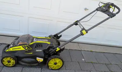 Ryobi 20-inch 40V Self-Propelled Brushless Lawnmower, View more
