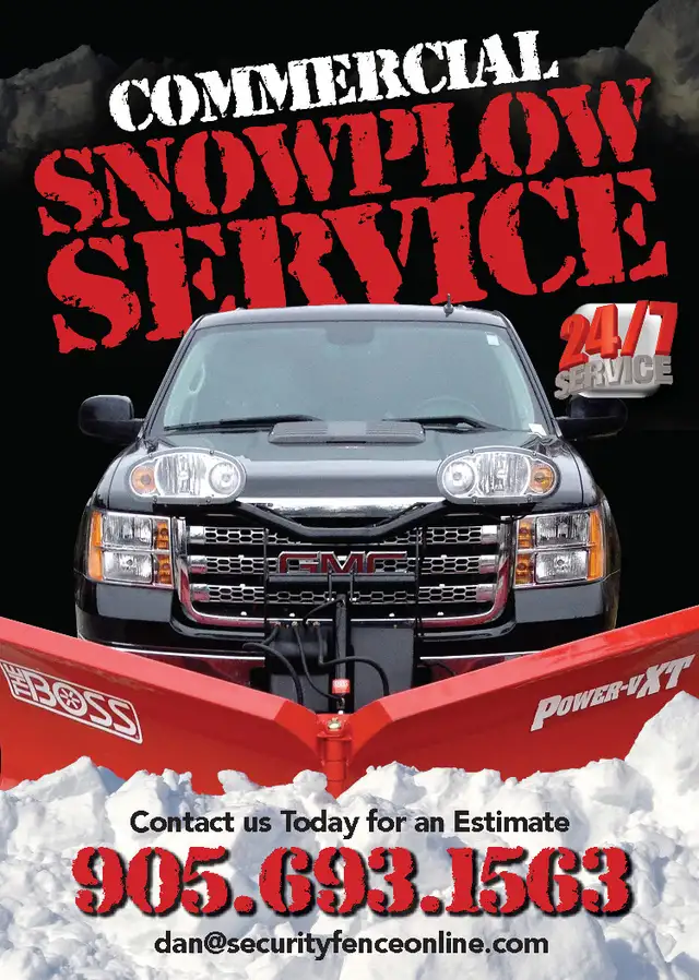 COMMERCIAL SNOW REMOVAL SERVICES AVAILABLE MILTON/GEORGETOWN in Snow Removal & Property Maintenance in Oakville / Halton Region - Image 3
