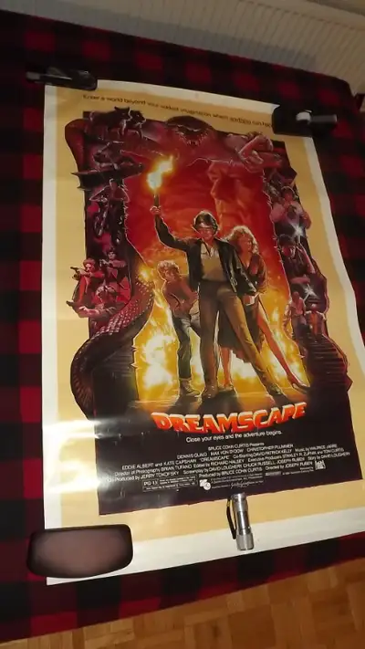 DREAMSCAPE 1984 MOVIE POSTER/D.QUAID/DREW STRUZAN ARTWORK, View more