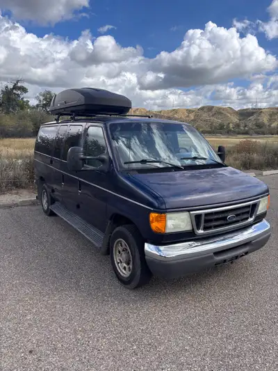 2006 Ford E350 Econoline Diesel 6.0L turbo diesel. RWD (not 4x4) American vehicle, imported around 2...