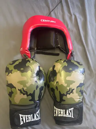 Boxing Gloves and Helmet, View more