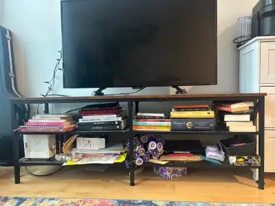TV stand with storage, View more