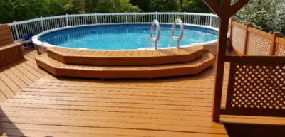 21 FOOT BY 52 INCH RESIN SWIMMING POOL FOR SALE, View more