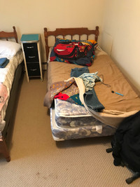 2 Childs single beds with mattress 
