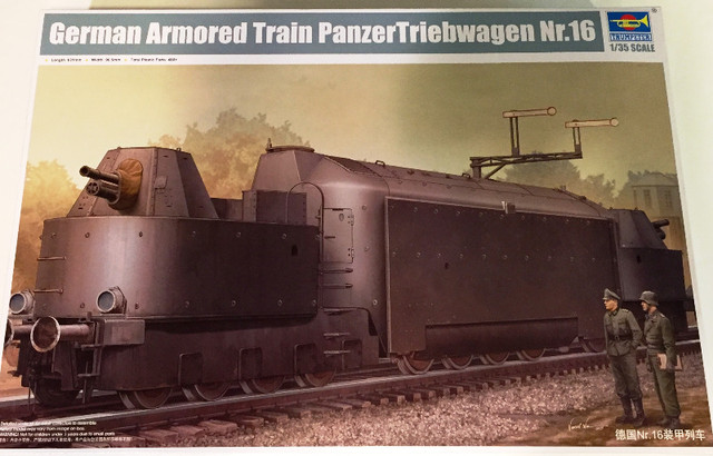 Trumpeter 1/35 WWII German Armored Train PanzerTriebwagen Nr.16 in Toys & Games in Richmond