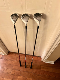 Lot de 3 bâtons de golf Hybrid 3-4-5 Taylormade Burner superfast