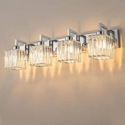 Crystal Vanity Light 4 light, View more