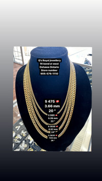 Italian gold chain 10 k 