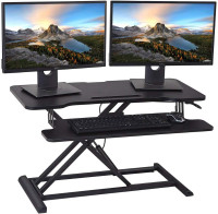HUVIBE Height Adjustable Standing Desk Converter/Riser