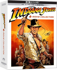 Indiana Jones 4 - Movie Collection 4K NEW and Sealed