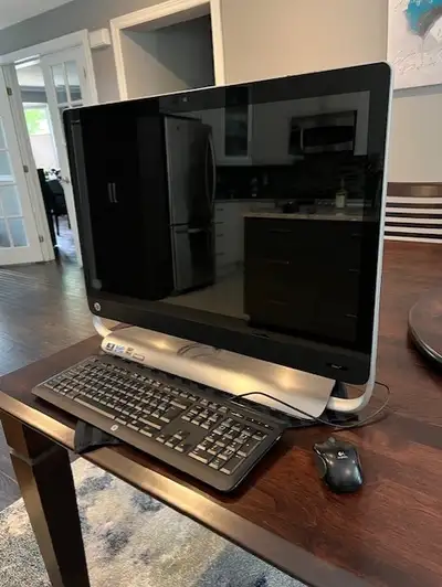 HP Omni 27 - 1055 All-in-One desktop computer, View more