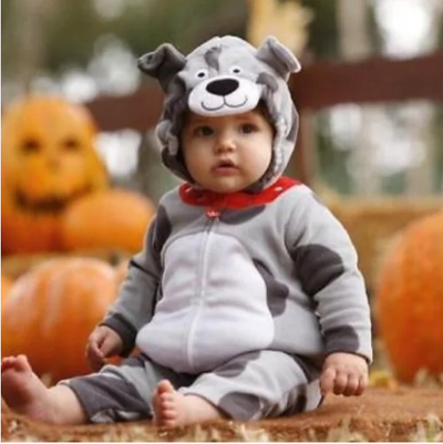 Costume de chien pour tout-petit. Comme neuf. Marque carters. Taille 6-9 mois.