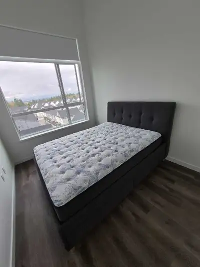 Sealy Posturepedic Mattress + IKEA IDANÄS Upholstered Bed, View more