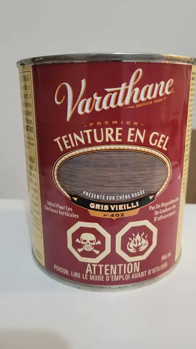 Varathane gel stain cans 946ml for wooden surfaces, View more