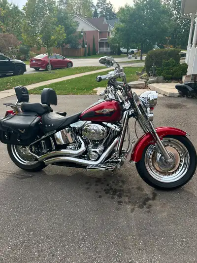 2008 Harley Fatboy-- FLSTF 96 CU 1584 CC , New Tires Front and rear. Recent oil change. Garmin Zumo...
