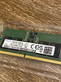 Samsung RAM 8GB DDR5 4800MHz CL40 Laptop Memory