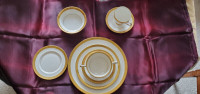 8 Piece Bone China Dinner set with Serving Pieces