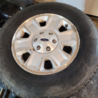 Ford aluminum rims and tires