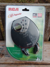 Never Used RCA Portable CD Player With Headphones