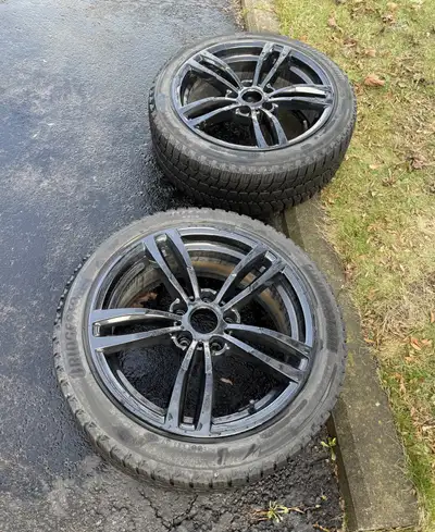 Selling a full set of winter tires and rims that came off my 2018 BMW 340i (F30). I sold the car, so...