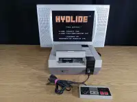 Nintendo NES Avec Jeux Hydlide Et 1 Manette