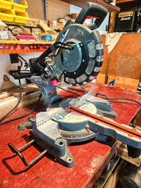 10" miter sliding chop saw with twin laser guide - King Canada