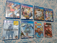 8 Assorted lot original PS4