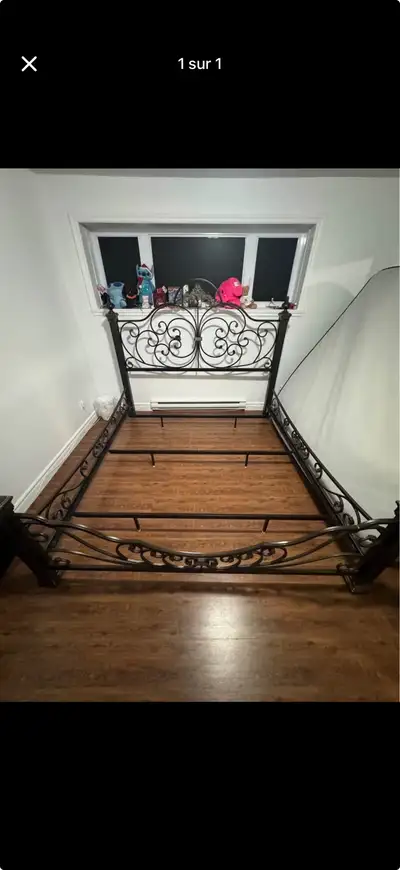 base de lit king size metale , View more